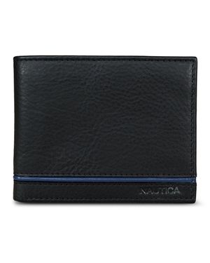Nautica Leather Bifold Wallet - Black
