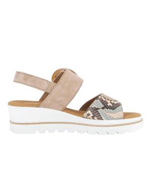 Gabor Beatrix Platform Sandal - White
