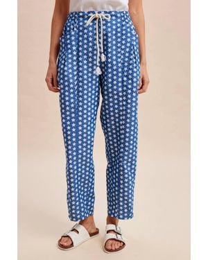 Anniewear Star Print Pull On Pants - Blue