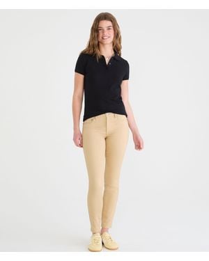 Aéropostale Seriously Stretchy High-Waisted Solid Uniform Jegging - Multicolor