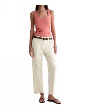 AG Jeans Analeigh Mid Rise Utility Jeans - Multicolor