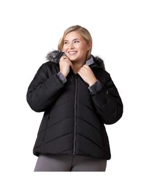 Free Country Plus Size Brisk Ii Parka Jacket - Black