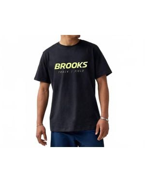 Brooks Graphic Short Sleeve Tee - Black