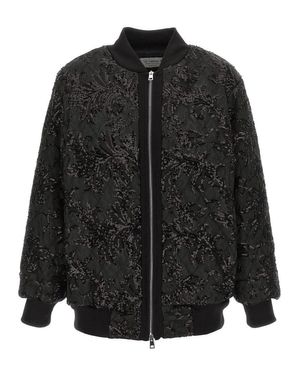 Le twins Belluno' Bomber Jacket - Black