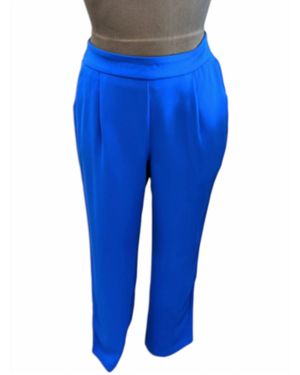 Skies Are Blue Electric Wide Leg Pants - Blue