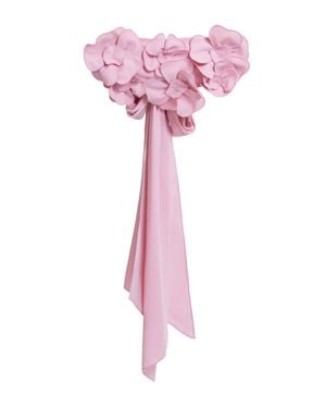 Saiid Kobeisy 3D Flowers Top - Pink