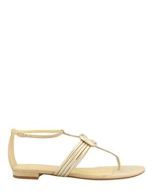 Alexandre Birman Vicky Thong Sandals - Natural
