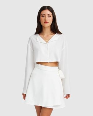 Belle & Bloom Before You Go Top - White