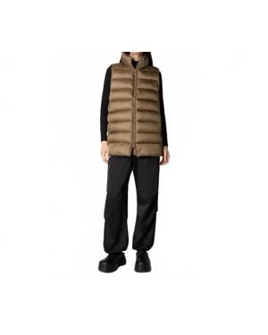 Save The Duck Quilted Gilet Coral Vest - Black
