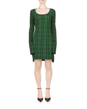 Priscavera Long Sleeve Mini Dress - Green