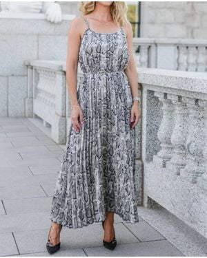 Bishop + Young Mara Midi Dress - Gray