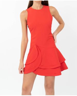 Adelyn Rae Grayson Tiered Mini Dress