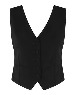 Erika Cavallini Semi Couture Veronica Vest - Black