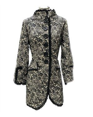 An Ren Button Down Coat - Gray