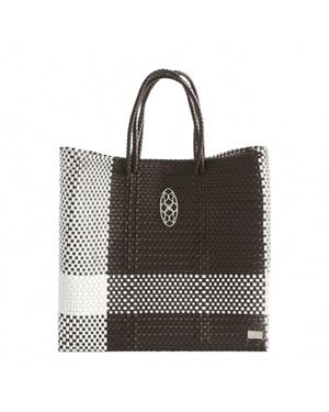 Lolas Bag Travel Tote Bag With Clutch - Black