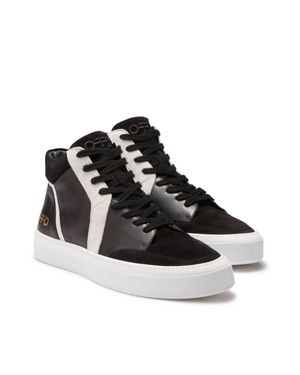 ON THIS DAY Leather Mid Top Sneaker - Black