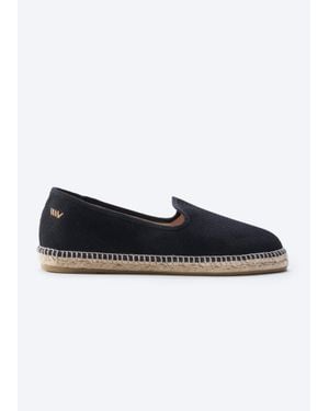 VISCATA Calabona Canvas Espadrille Flats - Black