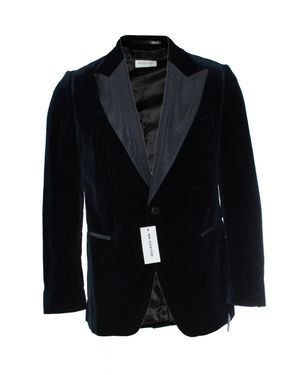 Dries Van Noten Velvet Blazer - Black