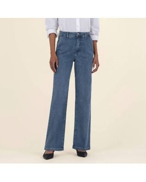 Kut From The Kloth Charlotte High Rise Straight Leg Jean - Blue