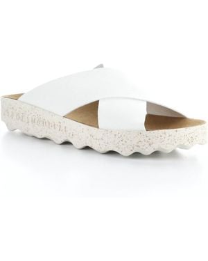 ASPORTUGUESAS Cross Sandal - Black