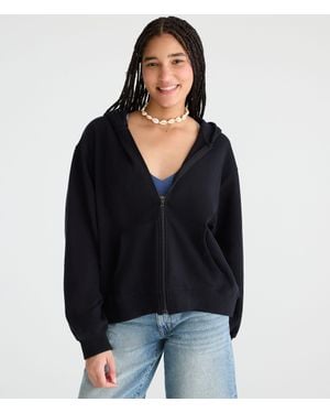 Aéropostale Cloud Soft Oversized Full-Zip Hoodie - Pink