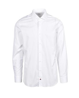Carrel Slim-Fit Cotton Shirt - White