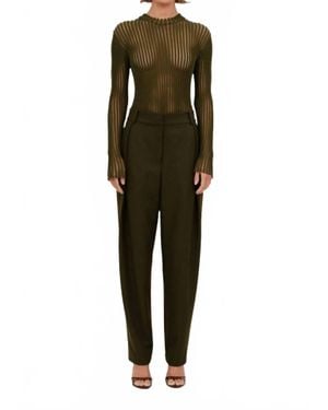 NonChalant Label Skylar Long Sleeve Top - Green