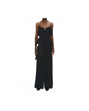 Jonathan Simkhai Desiree Off Shoulder Bustier Top - Black