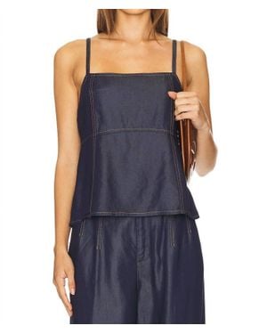 Gestuz Nia Singlet Top - Blue