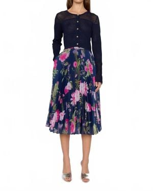 CHRISTY LYNN Pia Skirt - Blue