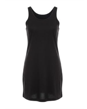 TOTEME Curved Jersey Tank Top - Black