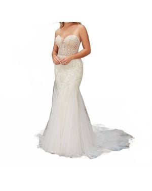 Beloved by Casablanca Amanda Wedding Gown - Gray