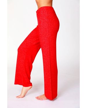 French Kyss Soft Stretch Lounge Pant - Red