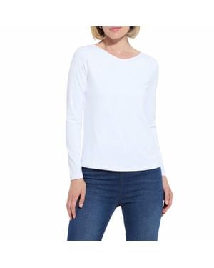 Lyssé Ntial Long Sleeve Top - White