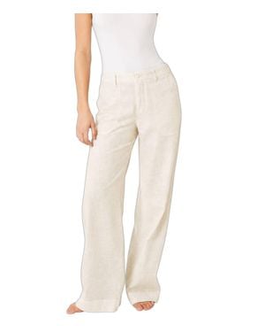 Level 99 Miley Wide Leg Pants - White
