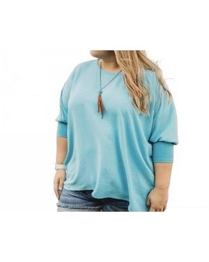 Ivy Jane Popover Top - Blue