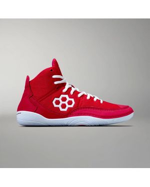 Rudis Courage Sneakers 'Scrimson Suede Athletic Wrestling Shoes Liq1162 - Red