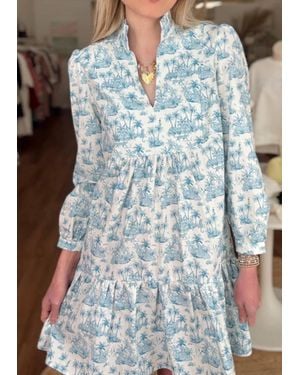 Sincerely Ours Claire Midi Dress - Blue