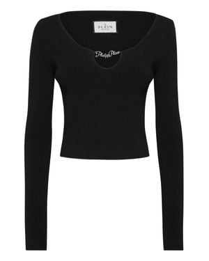 Philipp Plein Crop Top - Black