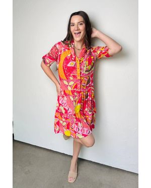 David Cline Carly Dress - Red