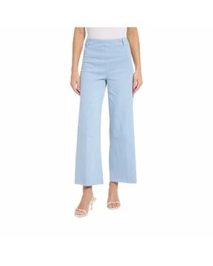 Lyssé Erin Wide Leg Denim Pants - Blue