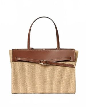 Loeffler Randall Aidan Loop Belt Work Tote - Natural