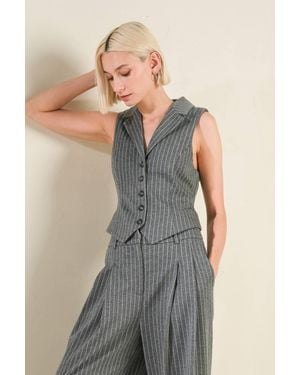 TRUEDAMES Wanna Be Loved Woven Vest - Multicolor