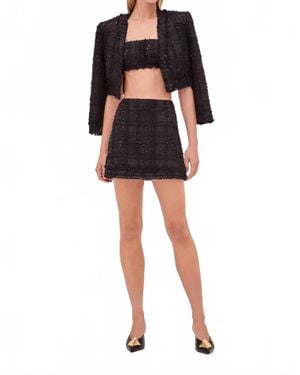 Alexis Benning Tweed Jacket - Black