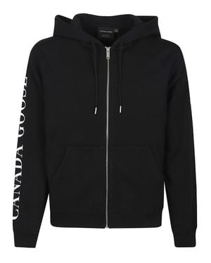 Canada Goose Rove Cotton Full Zip Sweatshirt - Black