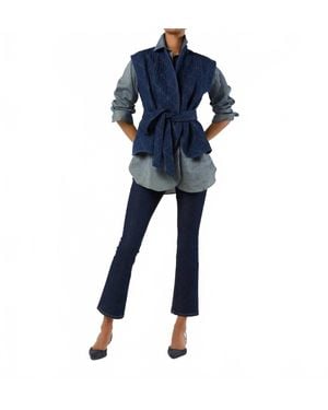 ANN MASHBURN Corinne Vest - Blue