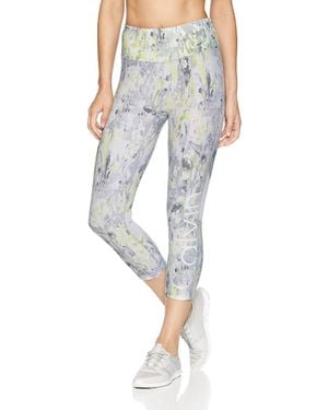 Calvin Klein Performance Synthesis High Rise Cropped Leggings - Blue