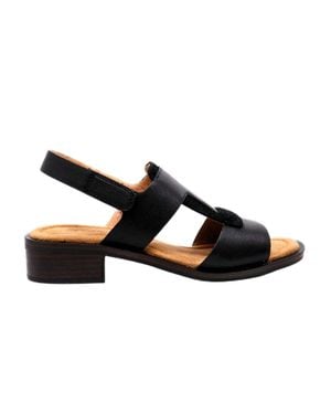 Salvia Maxim Sandals - Black