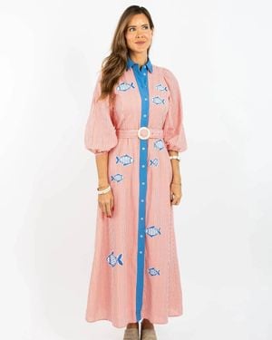 Garland Bags Lyla Maxi Dress - White