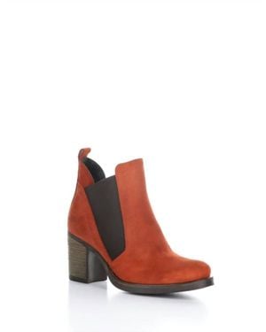 Bos. & Co. Bellini Chelsea Suede Boot - Red